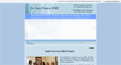 Desktop Screenshot of drgaryfranco.com